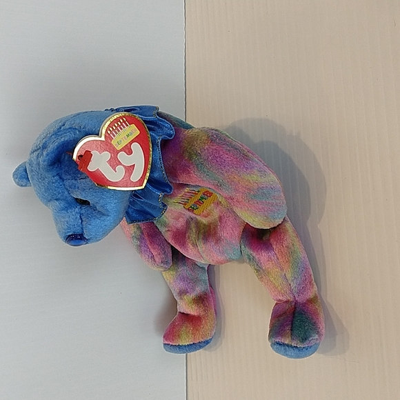 Ty Beanie Baby September B-Day Sapphire Bear - Picture 2 of 12